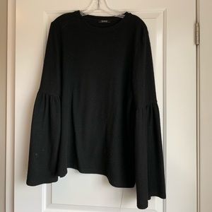 Zara knit Top with Bell Sleeve